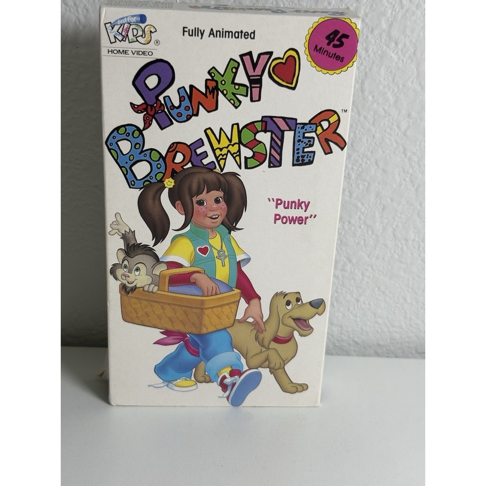 Punky Brewster: Punky Power (VHS) Animated Cartoon